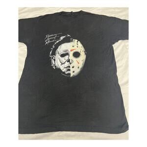 Ruthless Acts of Murder Horror GraphicT-Shirt Michael Myers Jason Voorhees Black